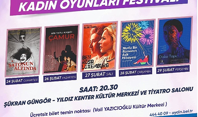 Aydın Büyükşehir Belediyesi, Türkiye’nin ve Avrupa’nın tek kadın temalı tiyatro