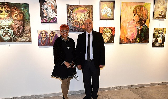 İzmirli Ressam Baksen Çeliker’in eserlerinden oluşan “Benim Gözümden” adlı sergi,