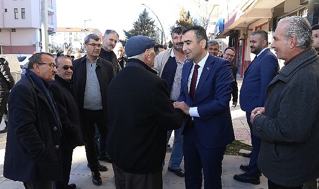 Karaman Belediye Başkanı Savaş Kalaycı, halkla buluşma programları çerçevesinde sokak