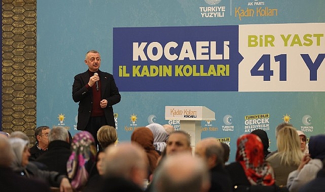 AK Parti Kocaeli İl Kadın Kolları’nın düzenlediği programda evliliklerinin 41.’inci