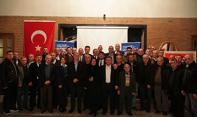 CHP Mudanya Belediye Başkan Adayı Deniz Dalgıç, mahalle muhtarları ile