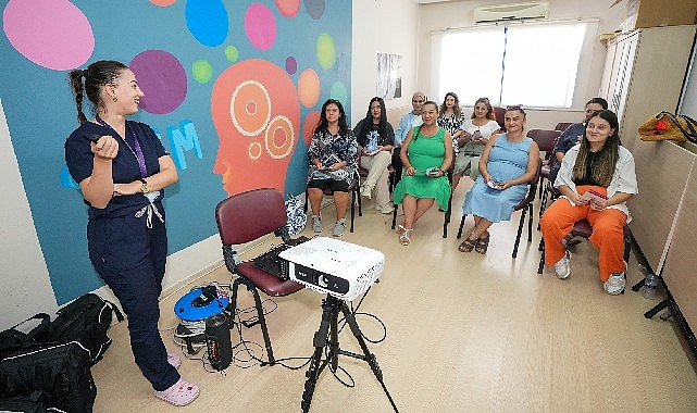 Gaziemir Belediyesi’nin anne adaylarının sağlıklı bir hamilelik geçirmeleri, hamilelikte ve