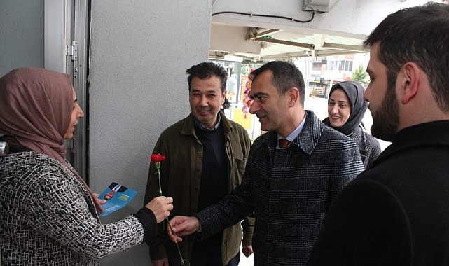 Cumhur İttifakı Derince Belediye Başkan Adayı İbrahim Şirin, Dumlupınar ve