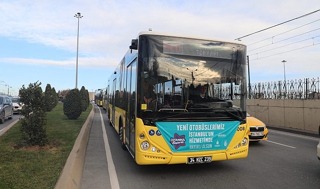 İBB’nin köklü kurumu İETT’nin İstanbul’a kazandırdığı yeni otobüsler hizmete alınmaya