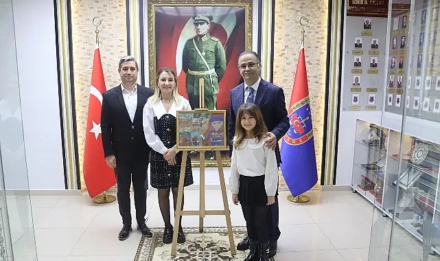 ‘Cumhuriyet, Güvenlik ve Jandarma’ temalı ulusal resim yarışmasında İzmirli öğrenci