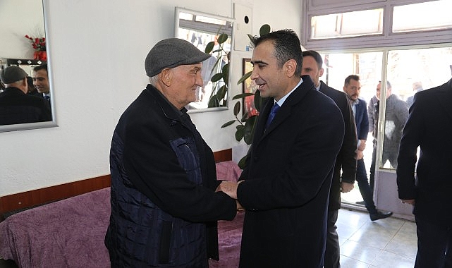 Karaman Belediye Başkanı Savaş Kalaycı, seçim çalışmaları kapsamında ziyaret turuna