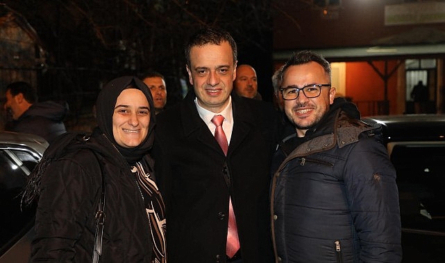 Cumhur İttifakı Karamürsel Belediye Başkan Adayı Mesut Çetinkaya, Çamçukur Mahallesinde