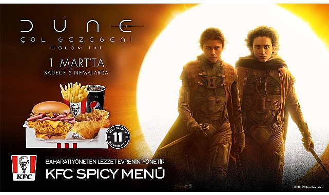 Lezzetlerini 11 baharatlı gizli tarifiyle hazırlayan KFC, 1 Mart tarihinde