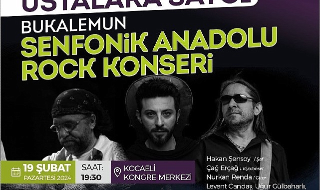 Bukalemun Senfonik Anadolu Rock grubu efsane isimlerin şarkılarını senfonik tınılarla