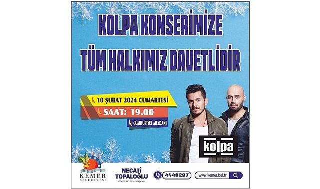 Kemer’de yılbaşı yapılması planlanan ancak şehitler nedeniyle iptal edilen Kolpa