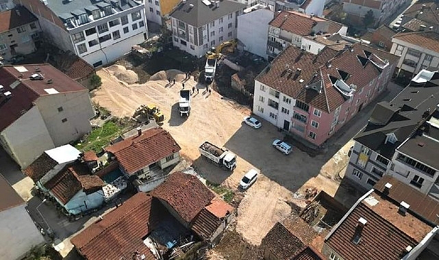 Mahmudiye Mahallesinde Fethiye Çıkmazı ile Pehlivan Sokak arasında yapılan kamulaştırmalarla