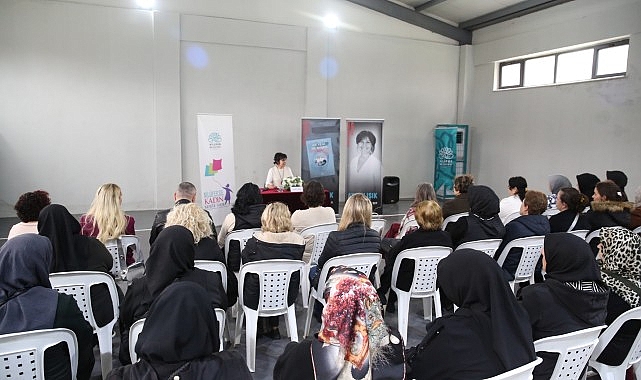 Nilüfer Belediyesi tarafından düzenlenen “Nilüfer’de Kadın Hayata Yakın” projesine konuk olan