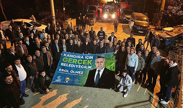 Cumhur İttifakı Kandıra Belediye Başkan Adayı Erol Ölmez, Mancarlı Köyü’nde
