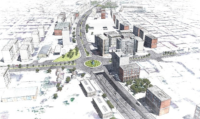 Aydın Büyükşehir Belediyesi, eski ve yeni dörtyol kavşağını doğu batı