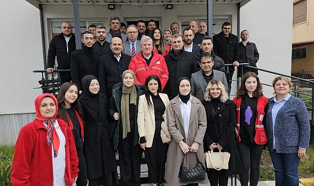 Yerel seçim çalışmaları kapsamında kurum ve STK ziyaretlerini sürdüren Gölcük