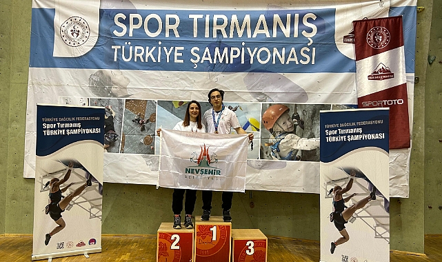 Nevşehir Belediyesi Gençlik ve Spor Kulübü sporcularından Mustafa Sacit Sümer,