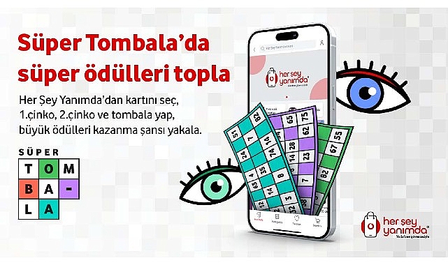 Dijital pazaryeri Vodafone Her Şey Yanımda, oyun portföyüne tombalayı da