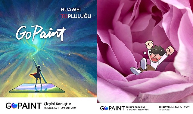 Huawei, HUAWEI GoPaint Çizgini Konuştur Ödüllü Çizim Yarışması’nı resmi olarak