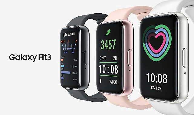 Yepyeni tasarıma sahip yeni Galaxy Fit3 ile kullanıcılar daha akıllı