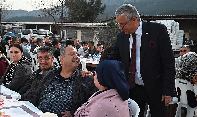 Kemer Belediye Başkanı Necati Topaloğlu, Ramazan ayı dolayısıyla Kemer Belediye