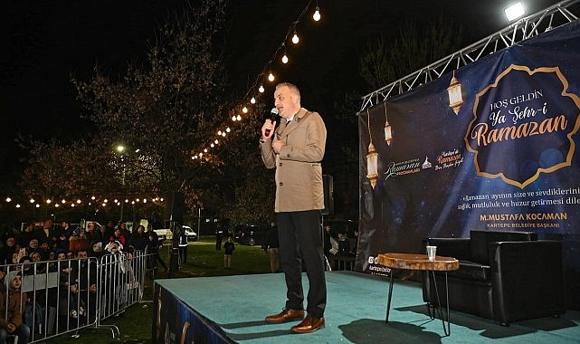 Kartepe Belediye Başkanı Av.M.Mustafa Kocaman, Kartepe Belediyesi Ramazan Etkinliklerine katılan