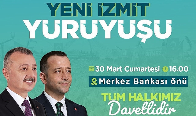 Cumhur ittifakı tüm kadrolarıyla İzmit'te Kocaeli Büyükşehir Belediye Başkanı ve