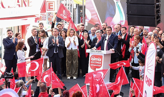 CHP’li Seferihisar Belediye Başkan Adayı İsmail Yetişkin, son mitingini Seferihisar’da