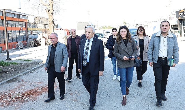 CHP Nilüfer Belediye Başkan Adayı Şadi Özdemir, Beşevler Küçük Sanayi