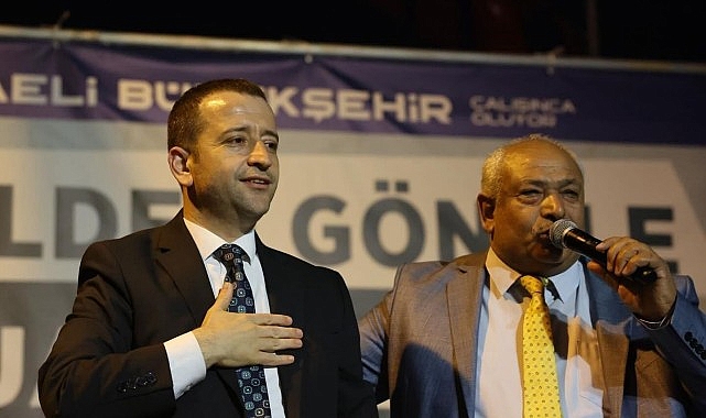 Seçim çalışmalarını büyük bir hızla sürdüren Kocaeli Büyükşehir Belediye Başkanı