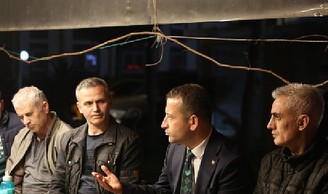 Cumhur ittifakı İzmit Belediye Başkan Adayı Muharrem Tutuş, Yahyakaptan Mahallesi'nde
