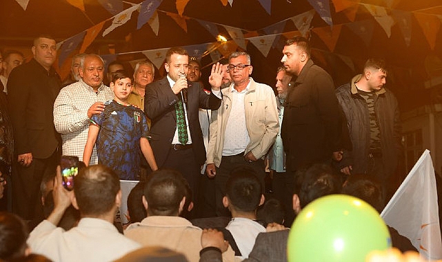 Cumhur ittifakı İzmit Belediye Başkan Adayı Muharrem Tutuş, Yenimahalle Hülya