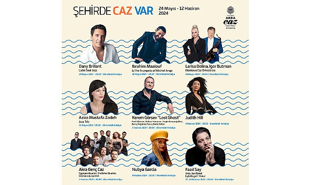 Antalya Akra Caz Festivali, caz ve dünya müziğinin ünlü isimlerini