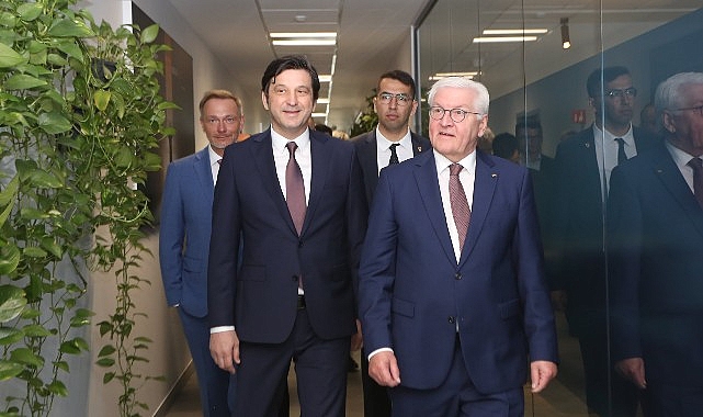 Almanya Cumhurbaşkanı Frank-Walter Steinmeier ve beraberindeki üst düzey heyet DHL