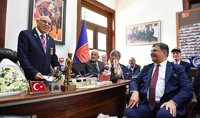 İzmir Büyükşehir Belediye Başkanı Dr. Cemil Tugay Türkiye Muharip Gaziler