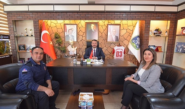 Belediye Başkanımız Adnan Öztaş bu kıymetli ziyaretleri için kendilerine ve