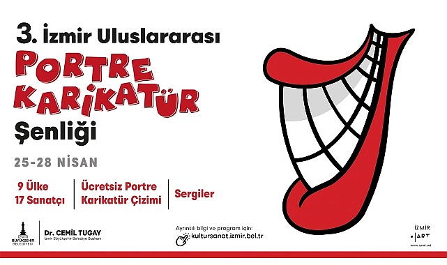 İzmir Büyükşehir Belediyesi tarafından düzenlenen 3. İzmir Uluslararası Portre Karikatür