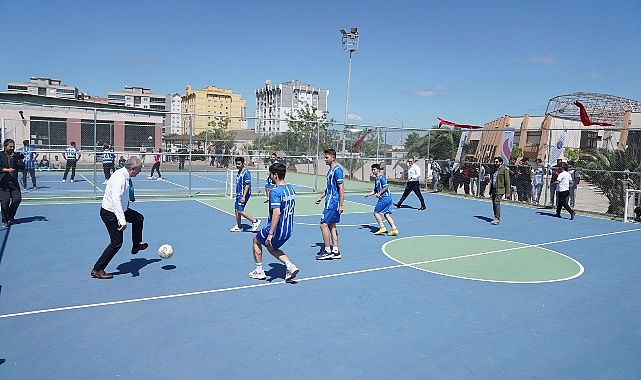 Ege Üniversitesi Aliağa Meslek Yüksekokulunda, SOCAR Türkiye’nin katkılarıyla tamamlanan spor