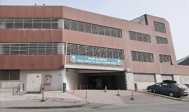 İnegöl Belediyesi, Mer-Pa Kapalı Pazaryerinin 285 araç kapasiteli katlı otoparkını