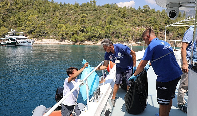 Muğla Büyükşehir Belediyesi, denizlerin daha temiz kalması için 8 atık
