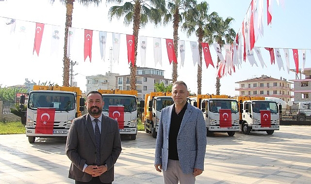 Ödemiş Belediyesi’nin evsel atıklarını toplayan Biosun Ödemiş firması temizlik filosuna