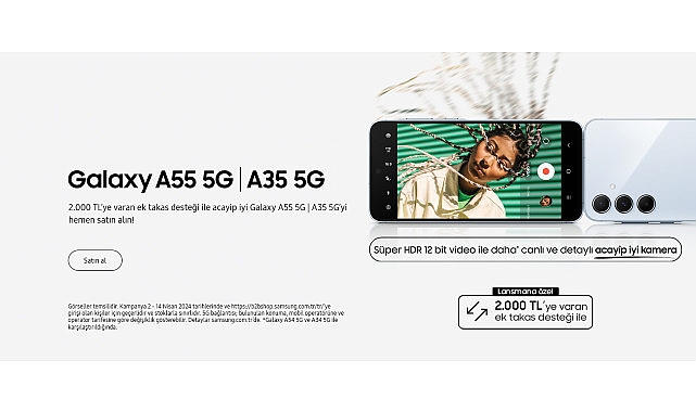 Samsung, akıllı telefon teknolojisindeki yenilikçi adımlarını Galaxy A Serisi'nin en