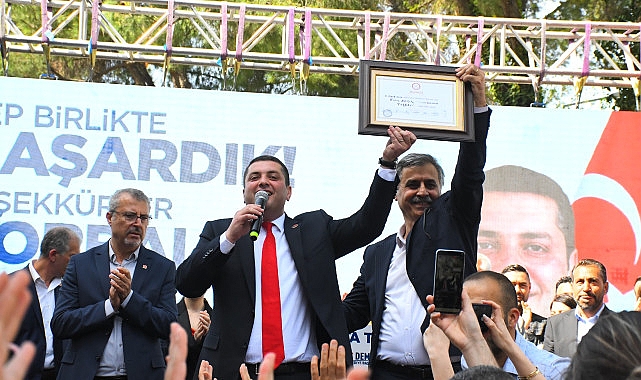 İlk olarak Torbalı Adliyesi’nde mazbatasını teslim alan Demir, daha sonra
