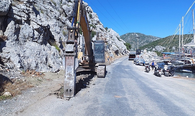 Muğla Büyükşehir Belediyesi tarafından Bozburun Yarımadası’nda başlatılan 53 kilometrelik içme