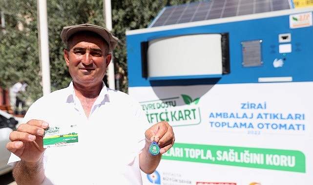 Antalya Büyükşehir Belediyesi'nin zirai ilaç ambalaj atık sorununu çözüme kavuşturmak