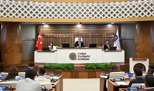 Antalya Büyükşehir Belediyesi Mayıs ayı devam meclisi toplantısında, Antalya Büyükşehir