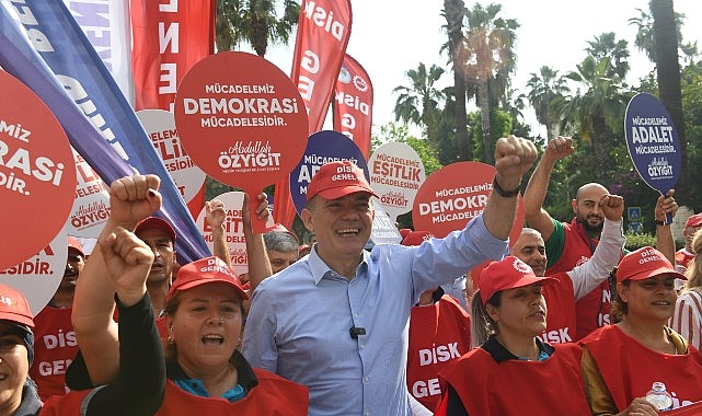 Mersin Yenişehir Belediye Başkanı Abdullah Özyiğit, 1 Mayıs Emek ve