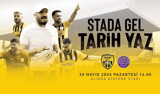 Aliağa Belediye Başkanı Serkan Acar, Aliağaspor FK’nın 2.Lig yolunda kendi