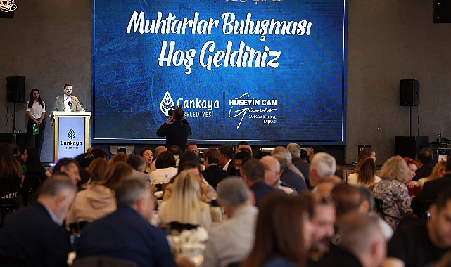 Çankaya Belediye Başkanı Hüseyin Can Güner ev sahipliğinde düzenlenen Yeni