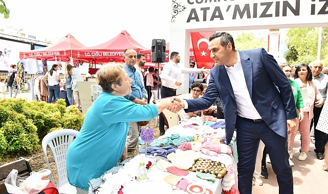 Çiğli Belediyesi’nin Anneler Günü kapsamında düzenlediği kermesin açılışında konuşan Çiğli