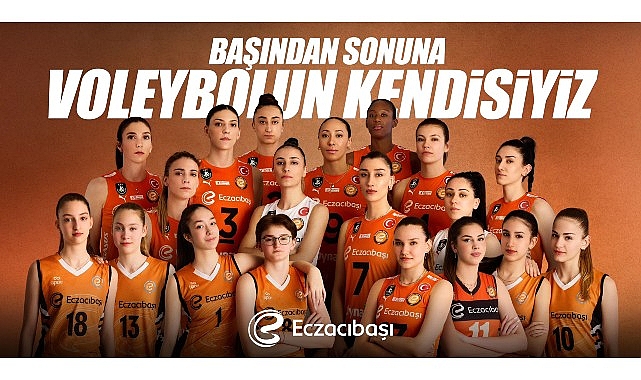 Eczacıbaşı Spor Kulübü’nün Türk kadın voleybolundaki öncü rolünü vurgulayan imaj